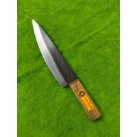 ราคา มีดทำครัวตรา ล มีดปลายแหลม ด้ามไม้ ใบมีดทำจากเหล็กอรัญญิกแท้100 (12674794792)