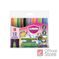 ราคา Master Art ปากกา ปากกาเมจิก ชนิดล้างออกได้ MWM 12 สี (108910403)