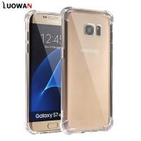 ราคา LUOWAN Galaxy เคสกันกระแทกขอบ S7เคสซิลิโคนใส TPU สำหรับ Samsung Galaxy S7 Edge Clear (111270468)
