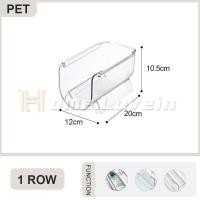 ราคา HL ที่วางขวดไวน์ ชั้นวางไวน์ PET ใสวางซ้อนกันได้ ชั้นเก็บขวดน้ำ ชั้นเก็บขวดน้ำ อเนกประสงค์สำหรับตู้กับข้าวตู้เย็น (16775084507)