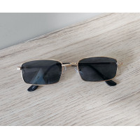 ราคา แว่นกันแดด กรอบโลหะ ทรงสี่เหลี่ยมผืนผ้า ขนาดเล็ก แฟชั่นสำหรับผู้หญิง และผู้ชาย (8501924217)