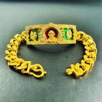 ราคา เลสข้อมือ หลวงพ่อรวย ปาสาทิโก รุ่นไตรมาส59 พร้อมกรอบชุบทองฝังเพชร บันดาลความสำเร็จ โชคลาภ (1366230956)
