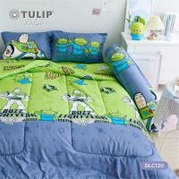 ราคา ส่งฟรี TULIP ชุดเครื่องนอน ผ้าปูที่นอน ผ้าห่มนวม รุ่น TULIP Delight ลิขสิทธิ์การ์ตูน Toy Story ทอย สตอรี่ ลาย DLC120 (16042174640)
