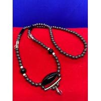 ราคา สร้อยกะลา สร้อยคอ สลับลูกปัดดำ คล้องพระ 3 องค์ ยาว 24 นิ้ว (7122944717)