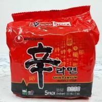ราคา ชินรามยอน 1 แพ็ค 5 ซอง มาม่าเกาหลี นงชิม Nongshim Shinramyun รามยอนเกาหลี บะหมี่กึ่งสำเร็จรูป 신라면 (14321319769)