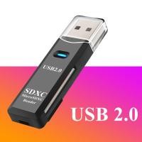 ราคา Fonken อุปกรณ์อ่านการ์ด2 0 3 0เครื่องอ่านการ์ด2 IN 1สำหรับพีซีเครื่องอ่านการ์ด Micro SD TF ตัวอ่านเมมโมรี่การ์ดหลายใบอะแดปเตอร์เครื่องเขียนแฟลชไดรฟ์อุปกรณ์เสริมแล็ปท็อป (11765764790)