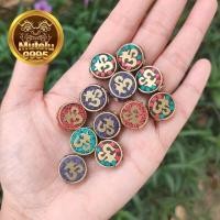 ราคา หินทิเบต พระพิฆเนศ จี้ ชาร์ม สัญลักษณ์โอม ลูกปัดโอม ลูกปัดทิเบต โอมร้อยข้อมือ (17529411883)