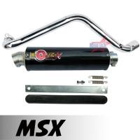 ราคา ท่อสูตร MSX ท่อแต่ง ปลายกลม ท่อ โมวิค MOVIC X ทรง ENDURANCE มี มอก คอท่อชุบโครเมี่ยมอย่างดี ปลาย แค้มรัดท่อพร้อมอุปกรณ์ติดตั้งครบชุด (1270192376)