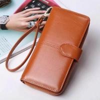 ราคา พร้อมส่ง Korea กระเป๋าสตางค์ใบยาว กระเป๋าเงินผู้หญิง กระเป๋าสตางค์ ผู้หญิง รุ่น N0 88 สีดำ (15131418436)