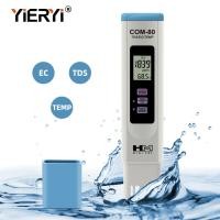 ราคา Yieryi 3 in 1 TDS EC Thermometer HM เครื่องวัดคุณภาพน้ำ COM80 TDS Meter สำหรับ Hydroponics น้ำดื่ม พืชสวน พิพิธภัณฑ์สัตว์น้ำ (17484583207)