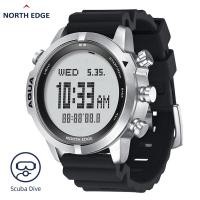 ราคา NORTH EDGE AQUA Original Men S Professional ดำน้ำคอมพิวเตอร์นาฬิกาดำน้ำ50M นาฬิกาดำน้ำบารอมิเตอร์วัดความสูงนาฬิกาข้อมือเข็มทิศสำหรับชาย (7800422595)