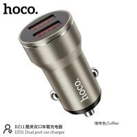 ราคา HOCO DZ11 หัวชาร์จรถ 2port USB CAR CHARGE output 3A (16107457804)