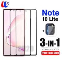 ราคา 3 in 1 สำหรับ Samsung Note 10 Lite 6 7 ฟิล์มป้องกันกล้องเลนส์แก้วสำหรับ Samsung Note 10 Lite note10 แสง 10 Lite SM N770F DS n770f ป้องกันหน้าจอกระจก (1769414508)