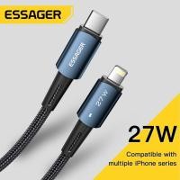 ราคา Essager สายชาร์จ USB Type Cสายชาร์จเร็ว Lightning สำหรับ Iphone 11 12 13 Pro Max Mini Xs Xr X 8 iPad MacBook PD 27W (14862949529)