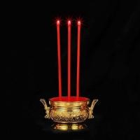 ราคา กระถางธูปไฟฟ้า แบบสั้น LED CANDLE เชิงเทียนปลอม เทียนใส่ถ่าน เทียนไฟฟ้า ธูปLED ธูปไฟฟ้า ชุดธูปเทียน เทียนอิเล็กทรอนิกส (18492871984)