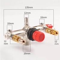 ราคา Toolstar Aluminum Piston Air Compressor Switch Bracket Air Pressure Regulator Valve Pump Parts Sets (11240144809)
