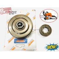 ราคา สเตอร์สวมแหวน ถ้วยครัช และสเตอร์แหวนเบอร์P 7 สำหรับเครื่องเลื่อยยนต์ ยี่ห้อ Sthil รุ่น MS180 MS018 MS017 MS170 (1240436713)