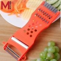 ราคา M KITCHEN ที่ขูดมะละกอ มีดปอกอเนกประสงค์ มีดปอกผลไม้ 5in1 ที่สไลด์ 9809ผัก ที่ปอกอเนกประสงค์ และคมมาก ชุดสับหั่นสไลด์ผักผลไม้และปอกผักผลไม้ (5896806603)