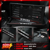 ราคา สกรีน ISUZU เส้นแดง กรอบป้ายทะเบียนสกรีนลาย ISUZU กรอบทะเบียนรถยนต์ ABS งาน Premium เกรดโชว์รูม สำหรับ1คัน ติดตั้งง่าย (16205398910)