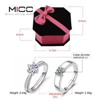 ราคา MICC แหวน คู่ แฟน แหวนแต่งงานคู่ แหวนเพชรคู่รัก ของใส่คู่แฟน แหวนคู่รักแฟน ดีไซน์แหวนเพชรสวิส CZ แหวนผู้หญิง แหวนหมั่น รุ่น M SET0008 (3759240789)