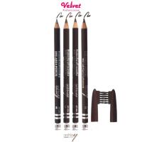 ราคา Ashley ดินสอเขียนคิ้ว Eye Area Pencil ดินสอเขียนคิ้วแอชลีย์ แปรง AP006 velvetcosme (518998273)