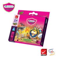 ราคา Master Art มาสเตอร์อาร์ต สีเทียน ขนาดจัมโบ้ 24 สี (14402919907)