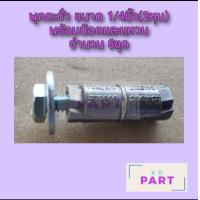 ราคา พุกตะกั่ว Fastenic ขนาด 1 4นิ้ว 2 หุน พร้อมน๊อตและแหวน จำนวน 6ชุด ปุ๊กตะกั่ว (7109902393)