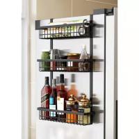 ราคา ชั้นวางของข้างตู้เย็น ที่แขวนของข้างตู้เย็น ชั้นแขวนของข้างตู้เย็น 3 ชั้น ชั้นวางของ ชั้นแขวนอเนกประสงค์ (10097537591)