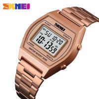 ราคา SKMEI ใหม่ผู้หญิงนาฬิกาแฟชั่นนับถอยหลังกันน้ำนาฬิกาสแตนเลสแฟชั่นนาฬิกาข้อมือดิจิตอลนาฬิกาผู้หญิง 1328 (2359500121)