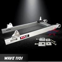 ราคา สวิงอาร์ม WAVE 110I อาร์มกล่อง ขนาดเดิม สวิงอาร์ม เวฟ W110I อาร์มแต่ง มีเนียม พร้อม หางปลาปรับระดับ บู้ช น๊อต ครบชุด เกรด A (875828973)
