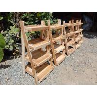 ราคา ชั้นวางของ4ชั้นพับได้ทำจากไม้สักทองแท้พร้อมส่งทั่วไทยขนาด สูง60ซมกว้าง32ซม (16214304485)