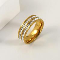 ราคา OYJR แหวนเพชรไม่ลอก แหวนเพชรสองแถว แหวนสแตนเลสแท้ แหวนเพชรแถวคู่สำหรับผู้หญิง (16313828549)