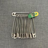 ราคา เข็มกลัด ซ่อนปลาย เข็มกลัดตัวใหญ่ เข็มกลัดพวง 1พวง12อัน หนาพิเศษ แข็งแรง ไม่งอง่าย (15543684339)