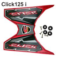 ราคา Click 125i 150i แผ่นวางเทา้ยางปูพื้น แดง ดำ แผ่นปูพักเท้าหน้า Honda CLICK 125i 150i (9365509271)