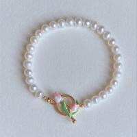 ราคา ใหม่ เครื่องประดับ สร้อยข้อมือ จี้ดอกทิวลิป ดอกกุหลาบ สีชมพู ประดับไข่มุกเทียม แฟชั่นฤดูร้อน สําหรับผู้หญิง (17737316429)