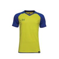 ราคา WARRIX เสื้อฟุตบอลพิมพ์ลาย WA 1554 สีเหลือง น้ำเงิน YB (354602023)