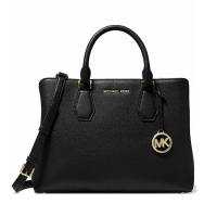ราคา กระเป๋าถือ Michael Kors แท้ หนังแท้ หนังนิ่ม ทรงสวยคลาสสิค ช่องเยอะ มีสายยาว ถอดแยกได้ MICHAEL KORS 35S8GCAS3L CAMILLE LARGE SATCHEL LEATHER (4410554875)