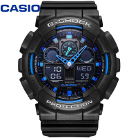 ราคา COM Shop CASIO G SHOCK นาฬิกาข้อมือผู้ชาย รุ่น GA 100 1A1DR สีดำ black ของแท้100 ประกันCMG (11767284958)