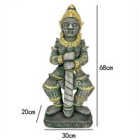 ราคา ท้าวเวสสุวรรณ หินทรายท้าวเวสสุวรรณ รูปปั้นท้าวเวสสุวรรณ ท้าวเวส หินทราย รูปปั้น Thao wessuwan สูง68cm (18577102389)