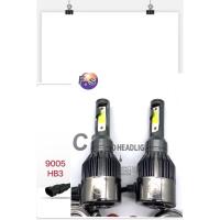 ราคา ไฟหน้า 3สี รุ่น C8 ขั้ว H1 H4 H7 H8 H9 H11 9005 HB3 9006 HB4 12V 24V กันน้ำ 100 (972414655)