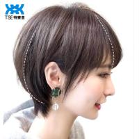 ราคา TSE วิกผมสั้นสำหรับผู้หญิงวิกแฟชั่นยาวปานกลางสั้น Curly Bob 3136 (8550366530)