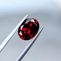 ราคา พลอยโกเมนจันทบุรี Garnet น้ำหนัก 2 30 กะรัต ทรงหยดน้ำ เนื้อใสสะอาดไม่มีตำหนิ ไฟเต็มเม็ดระยิบระยับ เป็นพลอยดิบ พลอยแท้จากบ่อจังหวัดจันทบุ (7709536446)