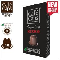 ราคา Cafecaps แคปซูลกาแฟ Nespresso Compatible Signature Mexico 1กล่อง X 10 แคปซูล กาแฟคั่วกลาง เทสติ้งโน๊ต คาราเมล อัลมอนด์ ช็อกโกแลตนม นูก้า แคปซูลกาแฟใช้ได้กับเครื่อง Nespresso เท่านั้น (8687480267)