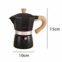 ราคา Alechaung โมก้าพอท กาต้มกาแฟ หม้อต้มกาแฟ สามารถชงกาแฟได้หลากหลาย หม้อต้มกาแฟสด กาต้มกาแฟสดพกพา 300ml ด้ามจับป้องกันการลวก มอคค่าพอท moka pot (17561625368)