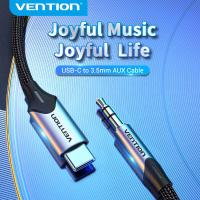 ราคา Vention Type C Audio Cable USB C Male To 3 5mm Male Aux Cable Jack HiFi Pure Sound Type C 3 5mm Jack Adapter For Speaker Car Earphone Cellphone HuaWei XiaoMi OPPO Tablet Audio Cable (7158426515)