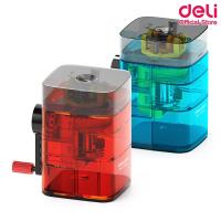 ราคา Deli เครื่องเหลาดินสอกึ่งอัตโนมัติแบบใส Pencil sharpener Semi Auto 71162 กบเหลาดินสอ กบเหลาดินสอแฟนซี เครื่องเหลาดินสอ อุปกรณ์การเรียน (3953006680)