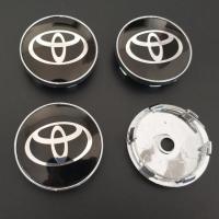ราคา 4ชิ้น ล็อต60มม ศูนย์ล้อรถดุมล้อฝาครอบBadgeสำหรับToyota Royal Corolla Camry Land Cruiser Prius Reiz (6709478887)