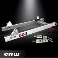 ราคา สวิงอาร์ม WAVE 125 อาร์มแต่ง ขนาดเดิม สวิงอาร์ม เวฟ W125 อาร์มกล่อง มีเนียม พร้อม หางปลาปรับระดับ บู้ช น๊อต ครบชุด เกรด A (875704679)