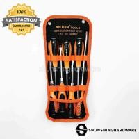 ราคา ชุดไขควงตอก 7ชิ้น เหล็ก CR V ANTON สีส้ม (483988250)