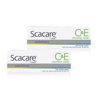 ราคา Scacare สกาแคร์ โซลูชั่น ซีแอนด์อี ทรีทเม้นท์ครีม 35 กรัม 2 กล่อง ลดเลือนริ้วรอย รอยแผลเป็น C E Treatment Cream ครีมบำรุงผิว (13970939)